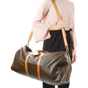 ⭐🔥AUTHENTIC🔥⭐LV Keepall Bandouliere 55 Travel Bag